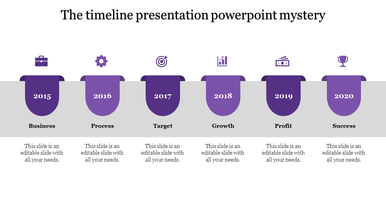 Timeline Presentation PPT and Google Slides